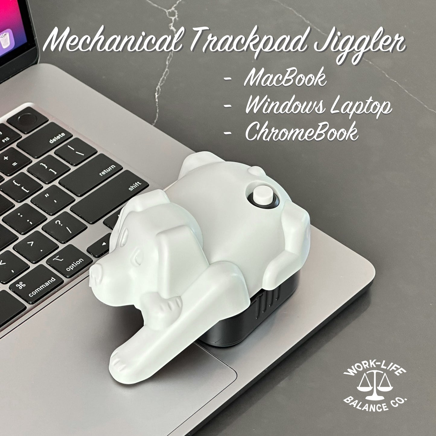 Laptop Trackpad Jiggler (Dog)