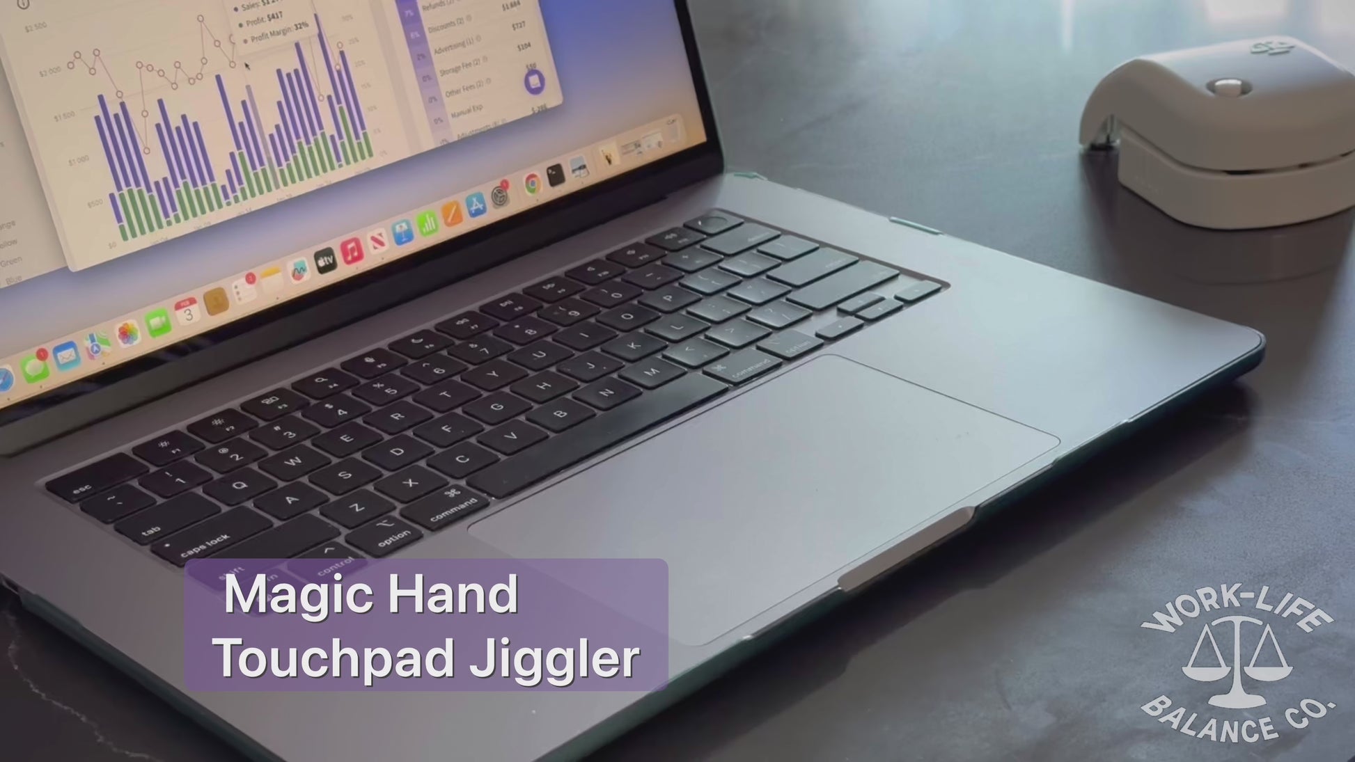 mechanical mouse jiggler for laptop touchpad